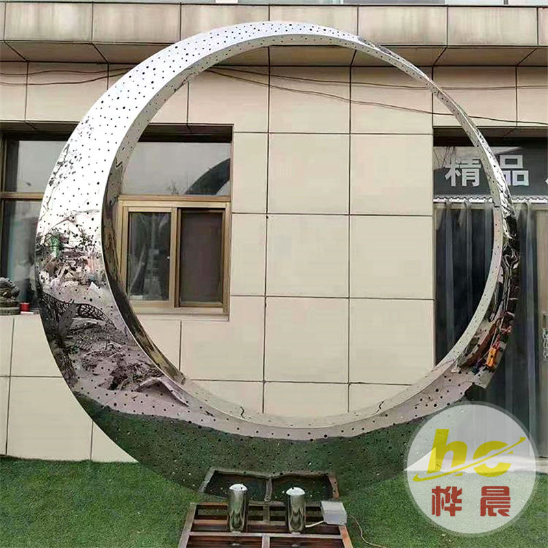 大型不锈钢雕塑定制城市户外广场房地产校园金属镂空景观创意雕塑