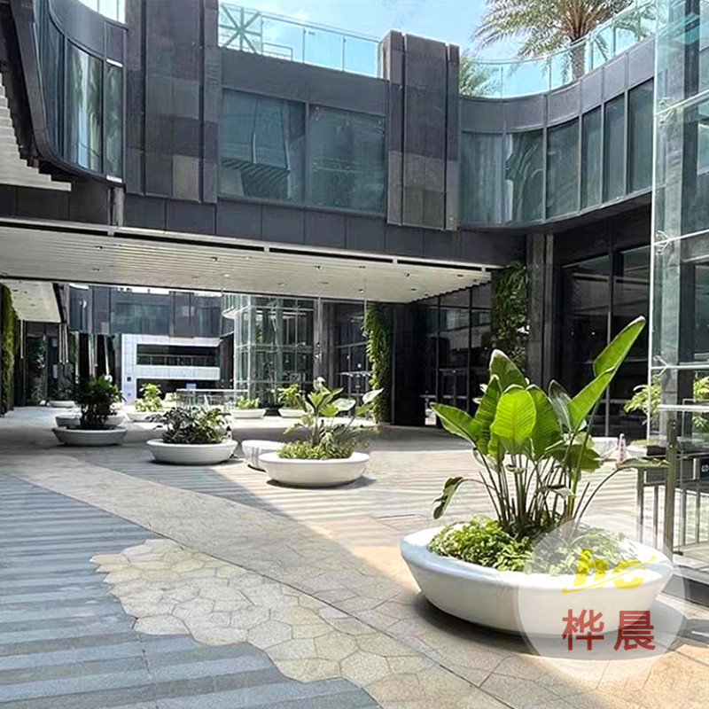 玻璃钢花箱花池