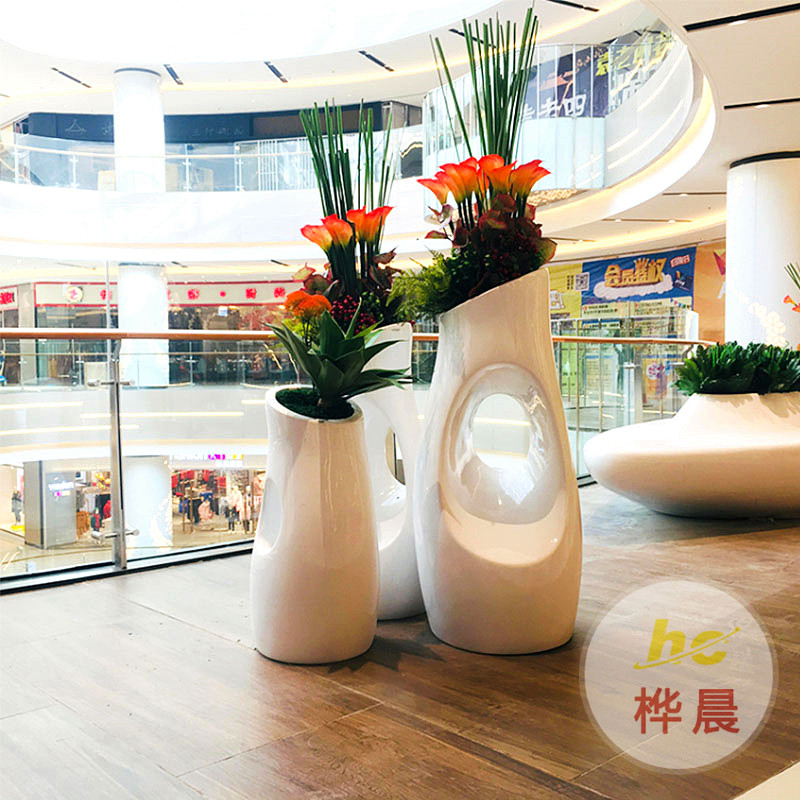 玻璃钢花箱花池