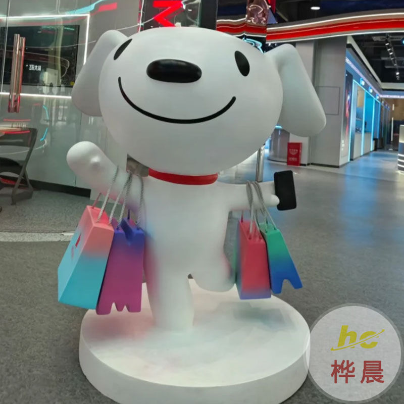 卡通玻璃钢雕塑定制门头玩偶公仔人物动物模具店铺装饰吉祥物订做