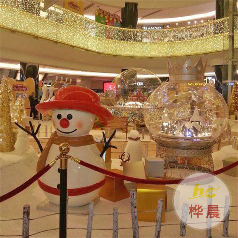 大型玻璃钢仿真动物北极熊雕塑摆件冰雪海洋馆动物园美陈造景装饰