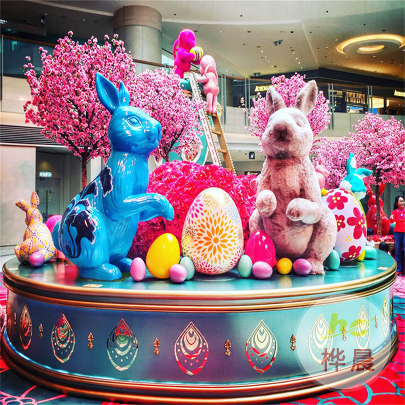 仿真大型玻璃钢铁艺热气球雕塑商场美陈展览景区观光户外装饰摆件