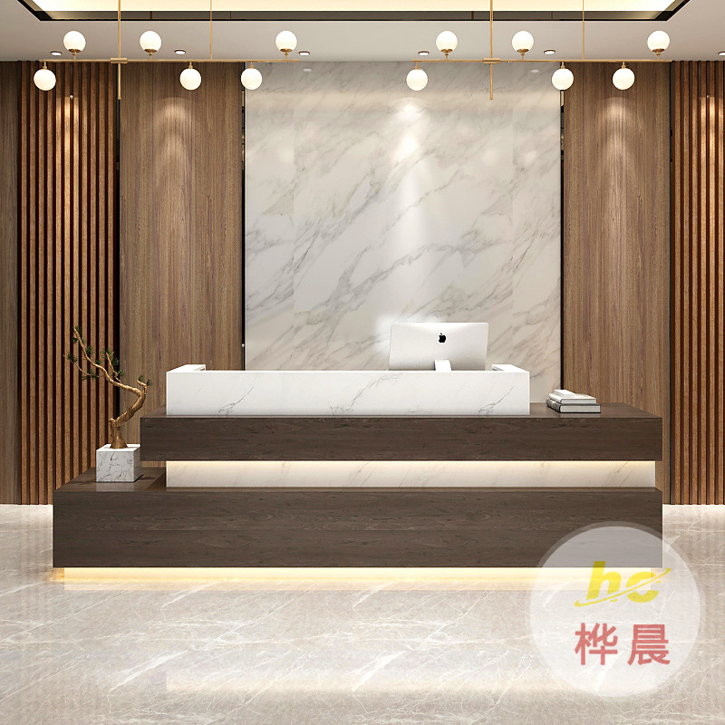 异形创意玻璃钢烤漆前台售楼部酒店接待前台酒吧吧台商场咨询台桌